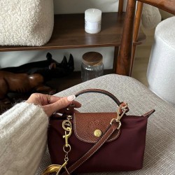 LONGCHAMP MİNİ BORDO✨