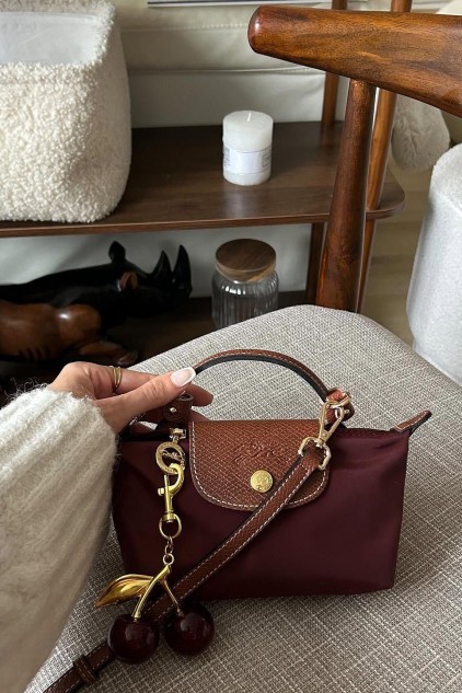 LONGCHAMP MİNİ BORDO✨