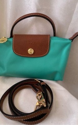 LONGCHAMP MİNİ SU YEŞİLİ✨