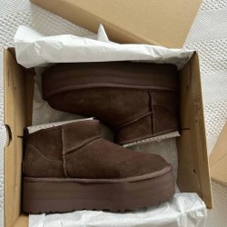 UGG PLATFORM ACI KAHVE ✨ (ithal)