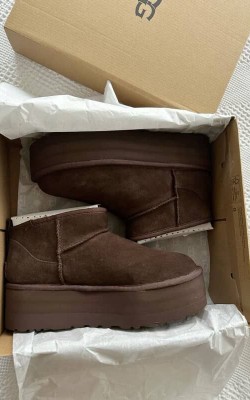 UGG PLATFORM ACI KAHVE ✨ (ithal)