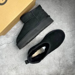 UGG PLATFORM SİYAH✨ (ithal)