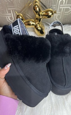 UGG FUNKETTE SİYAH✨ (ithal)