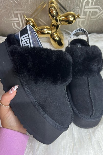 UGG FUNKETTE SİYAH✨ (ithal)