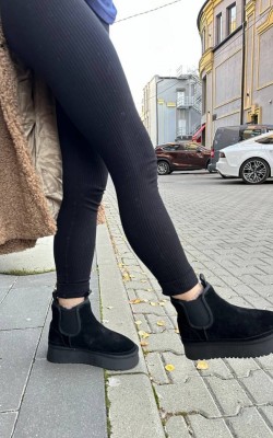 UGG CHELSEA SİYAH✨ (ithal)