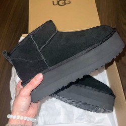 UGG PLATFORM SİYAH✨ (ithal)
