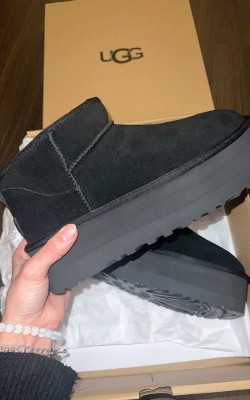 UGG PLATFORM SİYAH✨ (ithal)