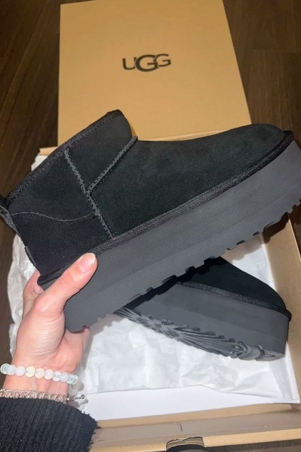 UGG PLATFORM SİYAH✨ (ithal)